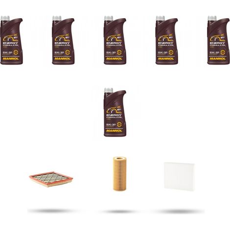 Kit tagliando 3 FILTRI e 6L OLIO compatibile con Volvo S40 II 2.5 T5 162Kw dal 2004 al 2007 (1/5)