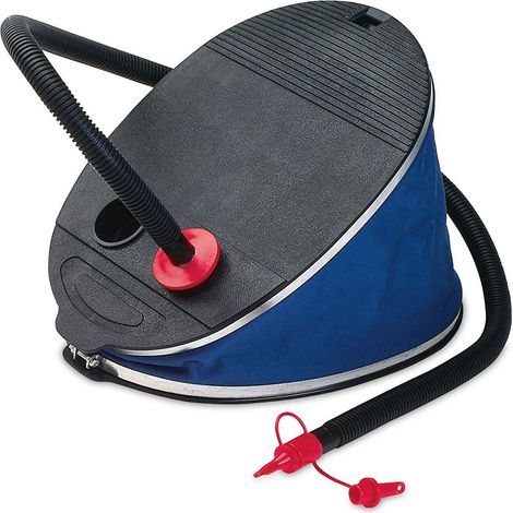 Gonfleur à pied XL Deluxe avec pédale, pompe à air gonflable et dégonflable, pour matelas et bouées (1/5)