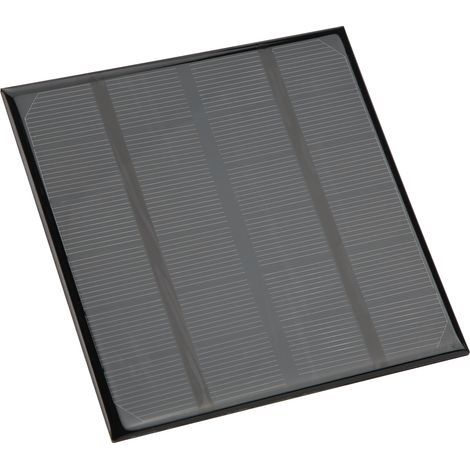 Panneau solaire portable 6V 2W monocristallin pour recharge en extérieur et camping (1/5)