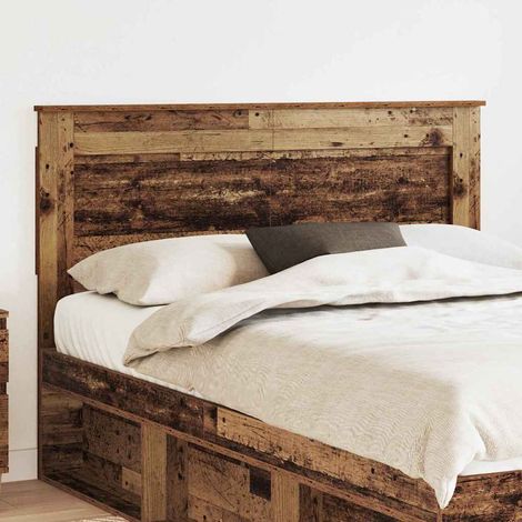Vidaxl – Tête de lit bois d'ingénierie 160 cm – Style moderne – Dos bien fini pour placement varié – Entretien facile avec chiffon sec (1/5)