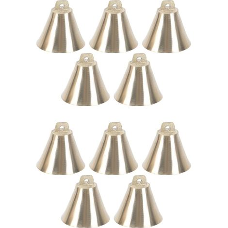 10 Pièces Cloche Trompette en Cuivre Artisanat De Cloche De Noël Cloches De Mouton Cloches pour L'artisanat Clochettes Vintage Ancien Cloches D'élevage Sapin De Noël Ouvrir (1/5)