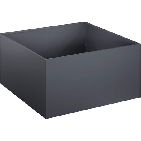Garden Planter Anthracite 40 x 40 x 30 cm Cold-rolled Steel vidaXL