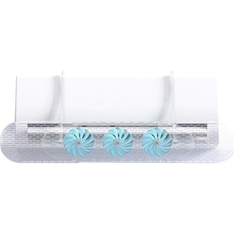 Déflecteur de vent universel mural anti-souffle direct pour pare-brise de climatiseur, style démodé. (1/5)