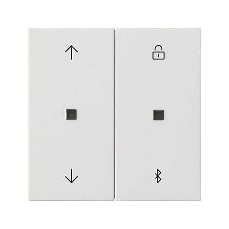 GIRA 536727 SYSTEM 3000 SYSTEM 55 JALOUSIE + MINUTERIE BLUETOOTH BLANC PUR SATINÉ