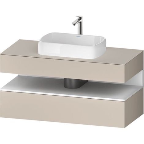 Duravit Collection One Konsolenwaschtischunterbau, 1 Auszug, 1 (1/2)