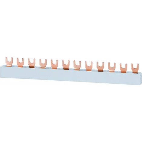 Rail isolé tripolaire - 215 mm - 12 modules - 12 mm² - 230 V (1/5)