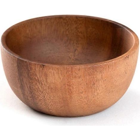 Saladier en bois, présentoirs à desserts ronds, plateaux de service, bol à soupe B (1/4)