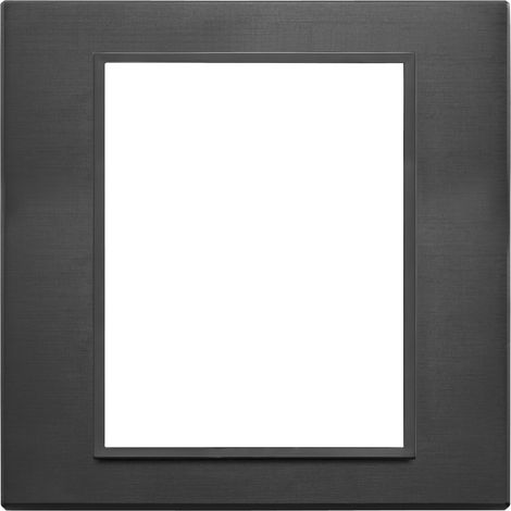 VIMAR - 21668.18 Plaque d'immatriculation noire totale 8M