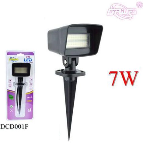 FARO PICCHETTO ESTERNO DA GIARDINO 60 LED SMD LUCE FREDDA 7W DR 490LM 6000K