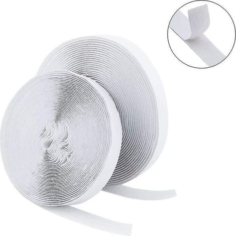 Ecleanfy - Velcro auto-adhésif 25 m extra fort, double face (1/4)