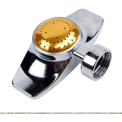 Arroseur de pelouse de jardin, arroseur en alliage d'aluminium à motif carré rond à 360 degrés pour l'arrosage de jardin de pelous (1/5)