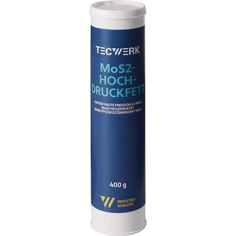 TECWERK MoS² Hochdruckfett schwarzgrau 400g Kartusche TECWERK (1/2)