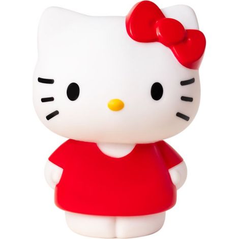 Lámpara LED Teknofun Hello Kitty 25cm Blanco y Rojo