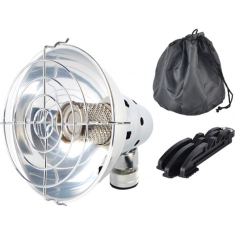 Chauffage à Gaz de Camping Portable, Mini Chauffage D'extérieur avec Valve de Contrôle, Puissance de Feu Réglable, Chauffage Rapide à énergie pour le Camping, la Pêche sur Glace (1/5)