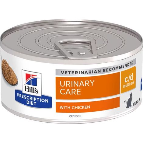 Hills Prescription Diet c/d Multicare Feline Pollo - Lattina 156 Gr - Cibo Umido Gatti