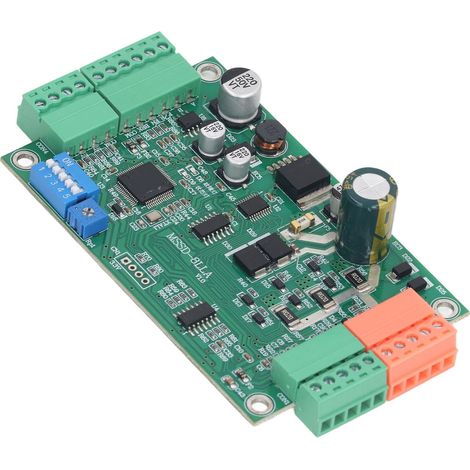 Carte de commande pour moteur sans balais avec circuit imprimé MSSD 8LLA et protection contre les surcharges, alimentation 9V-36V. (1/5)
