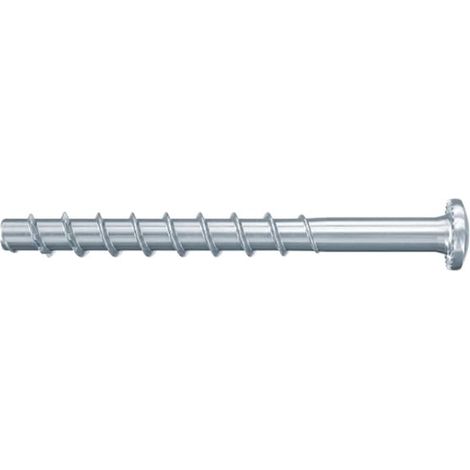 Lot de 100 vis à béton FBS 5 x 50 15/5 P Panhead acier galvanisé montage rapide dans le béton et la maçonnerie idéal pour les installations électriques (1/5)