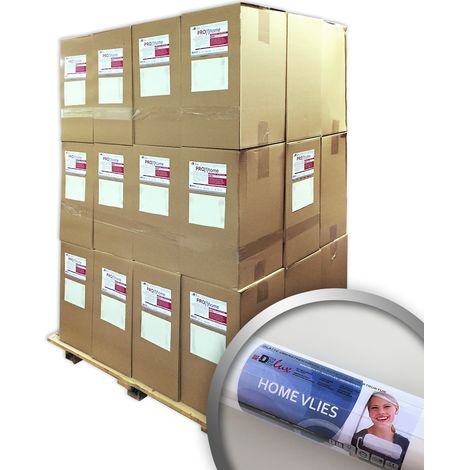 Fibre de rénovation Intissé à peindre 120 g Profhome HomeVlies 399-120 intissé de lissage 288 rouleaux 1535 m2