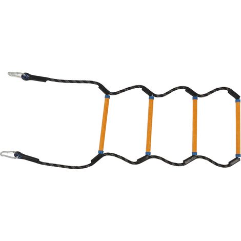 Échelle de corde marine robuste 400 lbs antidérapante, portable pour bateaux gonflables, kayaks et hors-bord, fiable (1/5)