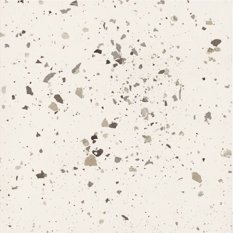 Carrelage extérieur effet terrazzo Fragment neige R11 14 mm 32,9x32,9 cm - Reflex Boutique