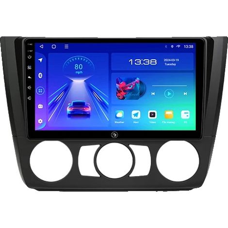 Radio para coche, pantalla táctil, sistema de navegación, compatible con BMW Serie 1 E81 E82 E87 E88 AT MT, G5 4G 64G MT (1/2)