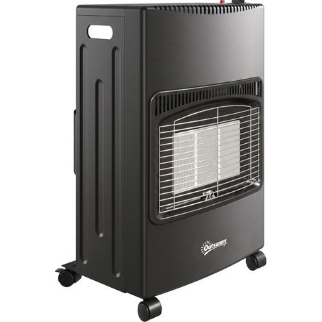 Stufa a gas pieghevole 1,5-4,2 kW con ruote, copertura e tubo (1/5)