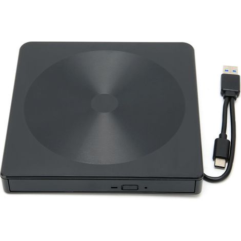 1 Grabadora de CD/DVD/VCD de doble interfaz, de alta velocidad, silenciosa y plug-and-play para el hogar y la oficina. (1/5)