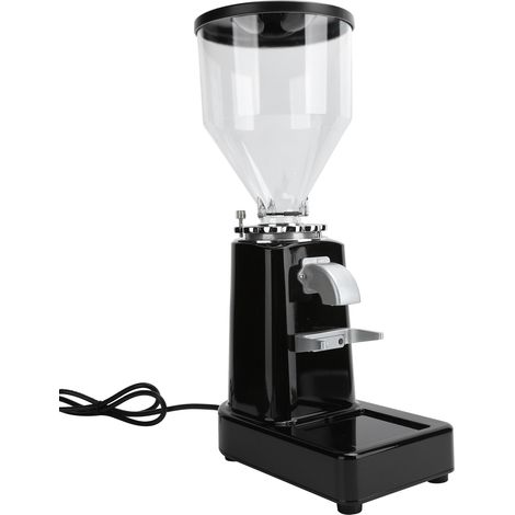 Professionelle und elektrische Kaffeemühle für den Hausgebrauch, 220 V, schwarz, Bohnenmühle für die Küche, robust, feiner Mahlgrad (1/5)