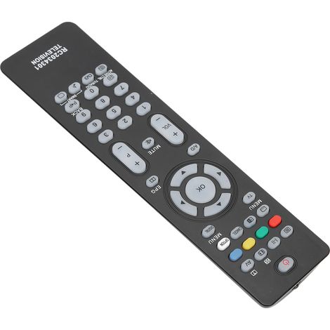 Télécommande universelle infrarouge 433 MHz compatible téléviseurs Philips modèles RC2034301, RC8205, 42PFL5522 (1/5)