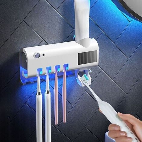 Sterilizzatore per spazzolino dispenser dentifricio supporto spazzolini FV-568