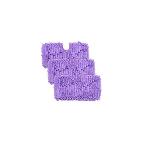 Set mit 3 waschbaren Mikrofaser-Ersatzreinigungspads für Shark Steam Pocket Dampfreiniger der Serien S3500, S3501, S3601, S3550, S3801, S3901 und SE4509 (lila) – Crezuo