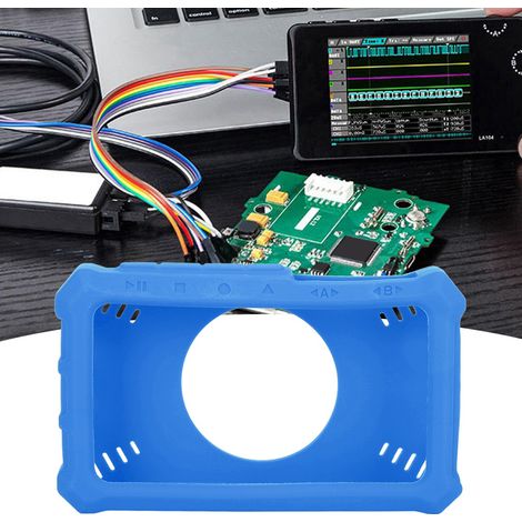 Étui de protection portable en silicone pour mini-oscilloscope DS213 (bleu) (1/5)