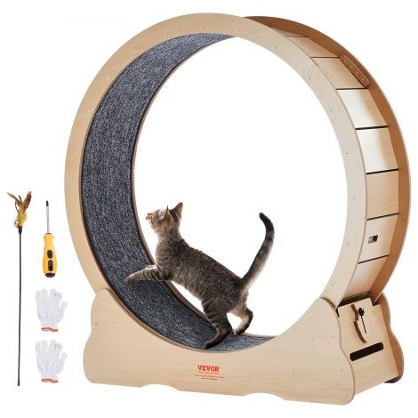 Roue d'Exercice pour Chat 1100 mm Grande Roue de Course (1/5)