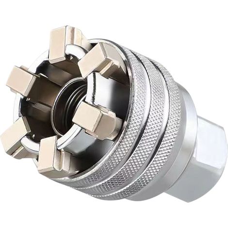 Douille Universelle Réglable - Pour Manche À Cliquet 3/8 Pouces - Adaptateur Polyvalent Pour Vis et Boulons - 10 à 19 mm - 1 Pièce (1/2)