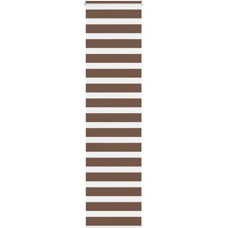 Doppelrollo Braun 65x200 cm Stoffbreite 60,9 cm Polyester