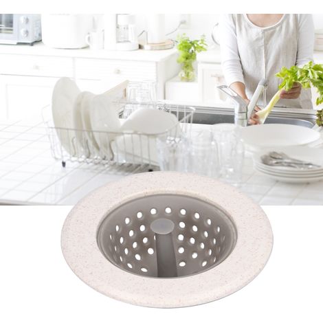 Silikon-Verstopfungsschutzfilter für Küchenspülen, Haarfilter für Küchenböden. (1/5)