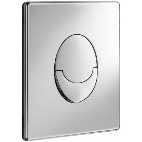Kompatibel mit GROHE Skate Air - Abdeckung (wassersparend, 2-Mengen-Bedienung mit Start/Stopp, langlebige Oberfläche) / 38505000 Silber