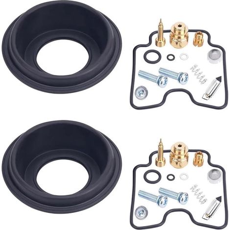 Kit de herramientas para la reparación del carburador del motor de la motocicleta (2 juegos) adecuado para motocicletas Suzuki GS500F, GS 500 F, 500F 2004, 2005, 2006, 2007, 2008 y 2009.