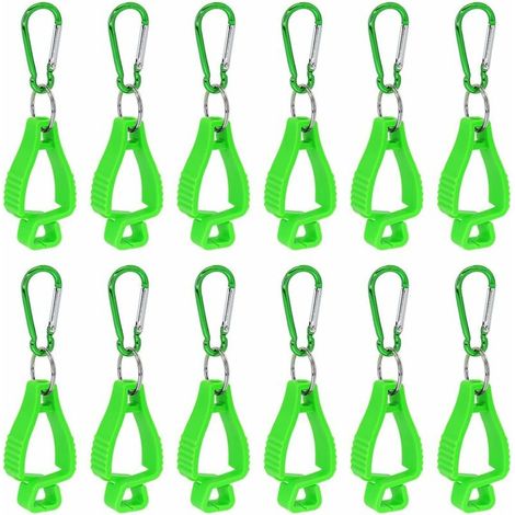 Ahlsen Handschuh-Clips für Arbeitshandschuhhalter, Handschuhgürtel mit Metallkarabinern für Bauarbeiter-Clips (1/5)