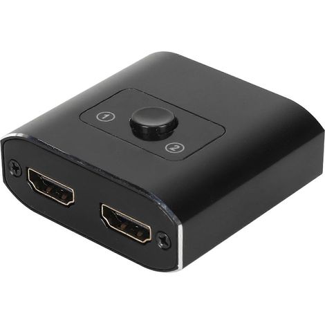 Commutateur d'interface multimédia haute définition, 1 entrée, 2 sorties, commutation bidirectionnelle, distributeur d'interface multimédia haute définition 4K, compatible avec les téléviseurs, les mo (1/5)