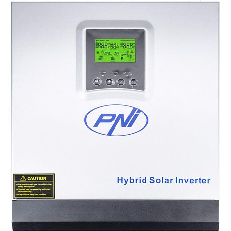 Inverter solare PNI GreenHouse SC1800C PRO 3KW 13A 3000VA, 24V, MPPT 60A, Off Grid Pure Sinusoidale ibrido