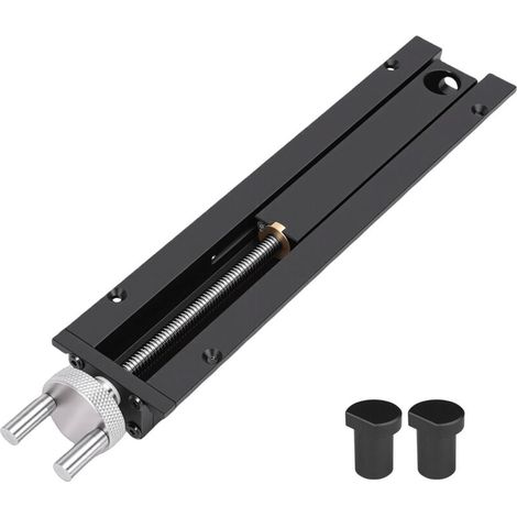 Étau de queue d'établi, course de 0 à 110mm, fixation inertielle d'extrémité de Table pour le travail du bois avec 2 bouchons à Tenon (1/5)
