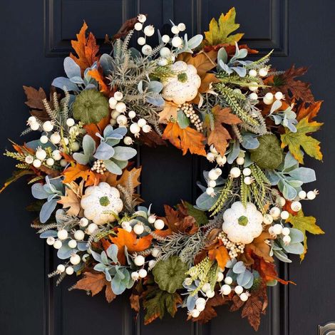 Cushaw - Décoration Halloween Intérieure et Extérieure - Pot en Résine avec Design Citrouille - Pour Aménagement de Scène Jardin et Intérieur - 1 Pièce (1/5)