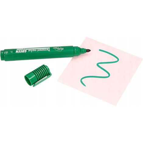 Runde grüne Gebäudemarkierung