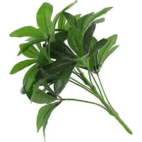 plante artificielle en plastique (9 têtes) en écorce de lierre, décoration pour bureau, fête ou maison (bonsaï). (1/5)
