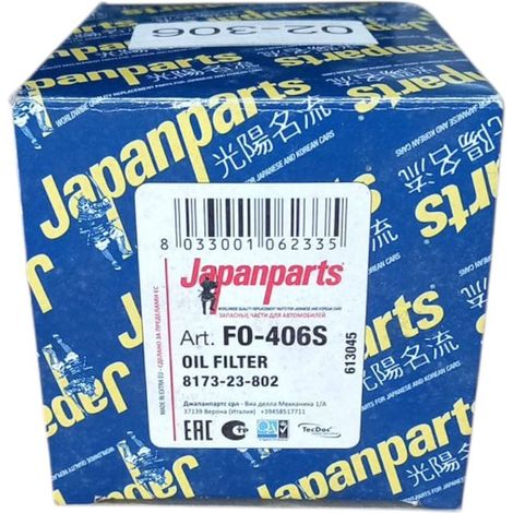 Filtro olio japanparts fo-406s  wl7134  w610/3  h90w25  ph5343  op575