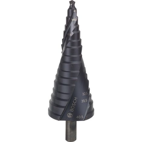 Trapano a gradino Bosch HSS-AlTiN M10-M40, 10,0 mm, 125,5 mm (1/4)