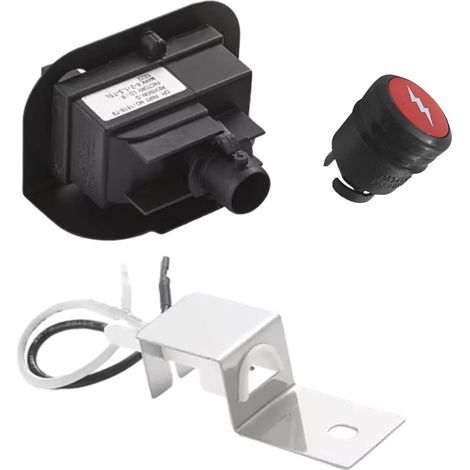 Kit d'allumage électronique, grille pour système d'allumage de remplacement pour bouton d'allumage pour Weber Q120 Q220 80475 (1/5)
