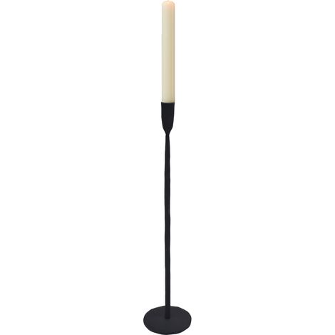 EGLO LIVING Kerzenhalter Jellicoe, minimalistischer Kerzenständer für Stabkerzen, Stabkerzenhalter aus Metall in Schwarz, Tischdeko handmade, 50 cm (1/3)