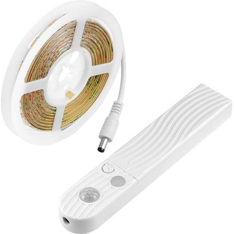 Bande lumineuse LED avec détecteur de mouvement USB, 5 V, avec boîtier de batterie étanche (1/5)